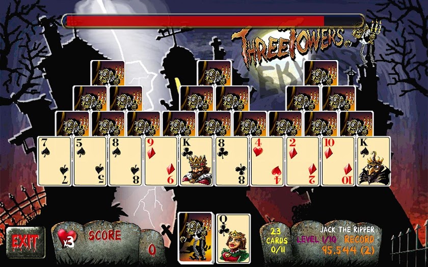 Three Towers Solitaire Ad Free Screen 3