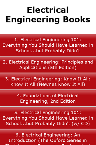 Electrical Engineering Books