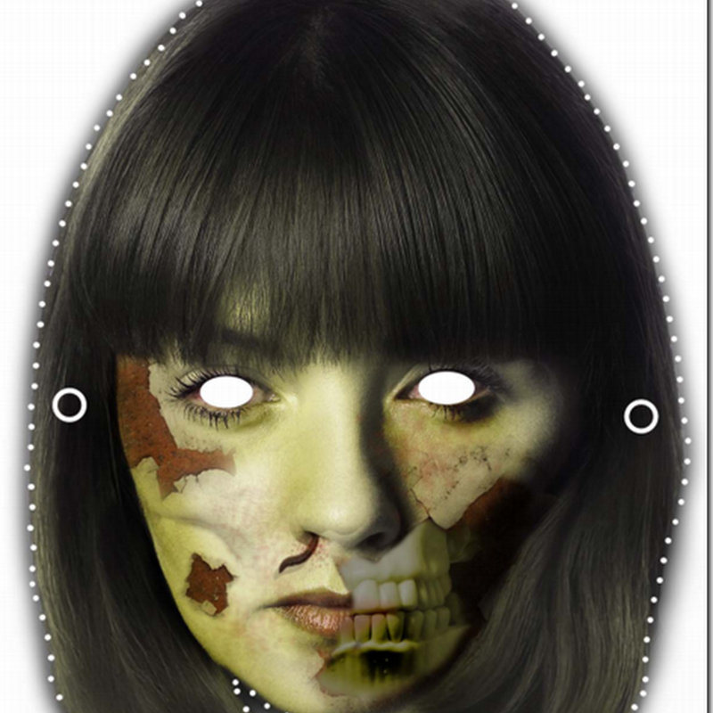 Máscara de Alicia zombie para descargar y usar