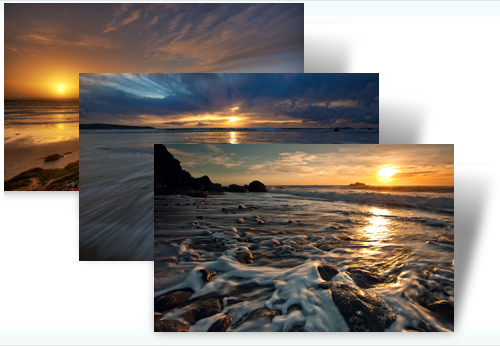 Tema para Windows 7 de atardeceres en la playa