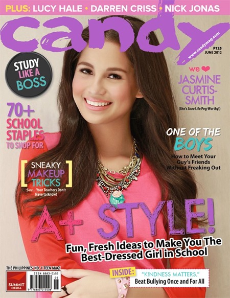 Jasmine Curtis-Smith on Candy June 2012