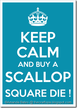 Buy a Scallop Square Die by Amanda at The Craft Spa