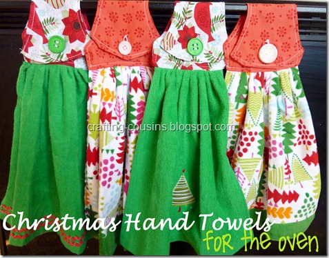 christmas hand towels for the oven