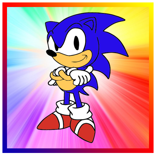 Coloring Speed Hedgehog Kids LOGO-APP點子