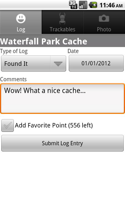 Neongeo - Geocaching Screen 3