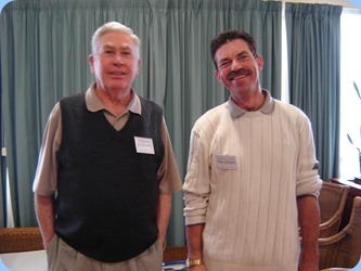 JIm Nicholson and Peter Littlejohn. Photo courtesy of Delyse Whorwood.