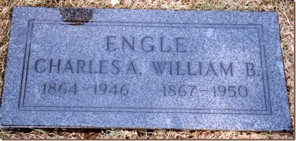 William and Charles Engle Grave Marker