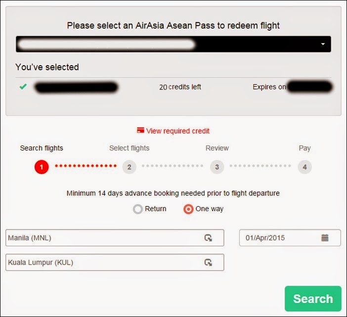 Choosing Flights for an AirAsia Asean Pass