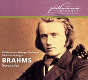 Johannes Brahms: SERENADES (Philharmonia Baroque, Nicholas McGegan; PBP-05)