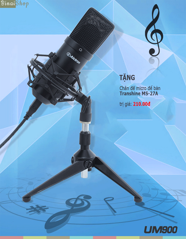 Alctron UM900 Micro thu âm USB