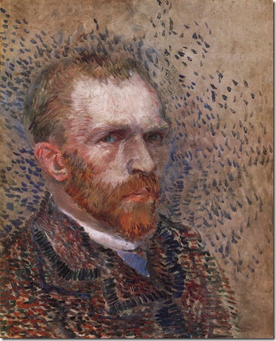 1887  Vincent Van Gogh   Self Portrait Oil on canvas  41x33 cm  Amsterdam, Van Gogh Museum