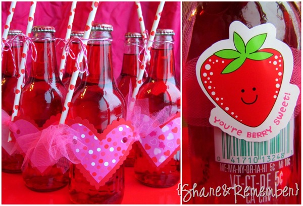 Strawberry Crush Soda Valentines
