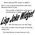 Lisp Joke Widget logo