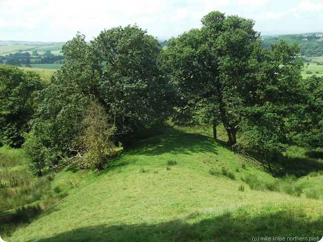 the neck of land for a cotton tent