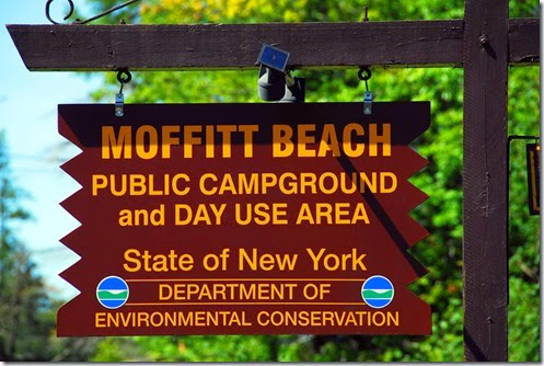 Moffitt Beach Sign