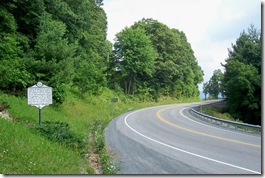 Gen. Robert E. Lee marker along Route 60 looking east