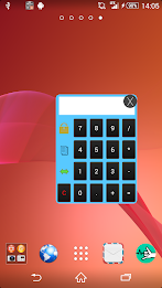 Calculator that can be used while operating the calculator screen while poster 2