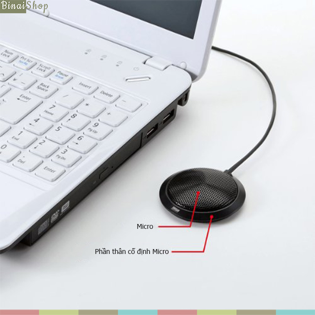 Micro họp trực tuyến Sanwa MM-MC23