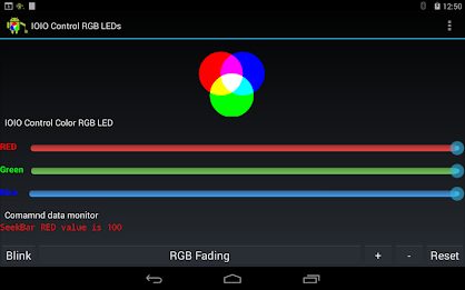 IOIO Bluetooth RGB LED Control poster 5