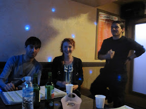 With Andy and Julia at the Korean Karaoke!!!