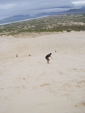 Sandboard na Praia Joaquina