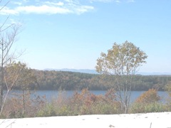 11.2011 Maine Otisfield snow lake mts