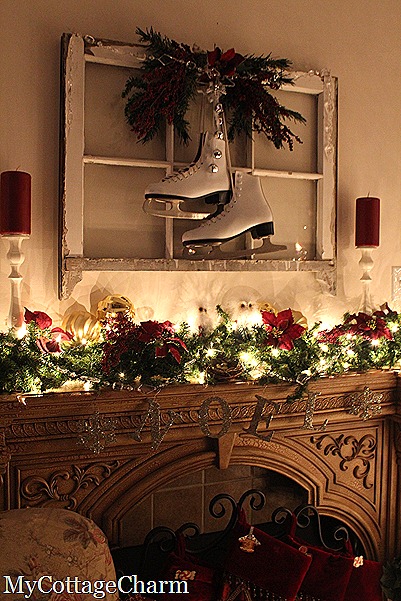 My Cottage Charm: Our Christmas Mantle