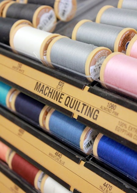 Machine quilting thread 