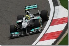 Rosberg nelle qualifiche del gran premio della Cina 2012