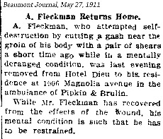 AFleckman-1911-05-27Paper-Beaumont Journal
