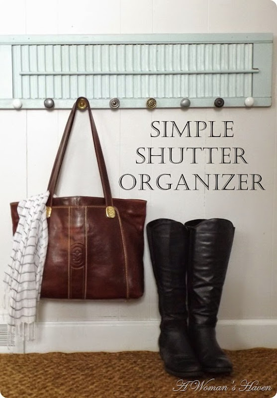 simple shutter organizer