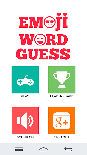 Emoji Word Guess