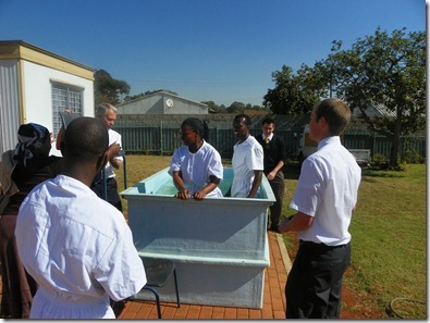 Tem Hlanga's baptism 5-26-2012
