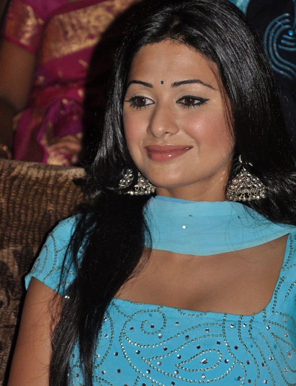 Ashima Bhalla Tv Star Actress Photos, Ashima Bhalla in Blue Anarkali Dress