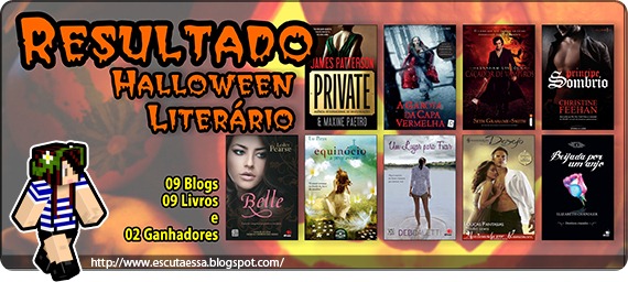 Banner sorteio - Halloween literário