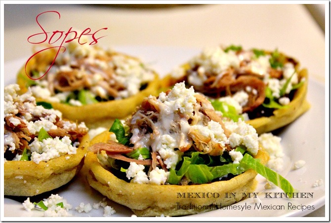 Sopes Recipe, quick and easy