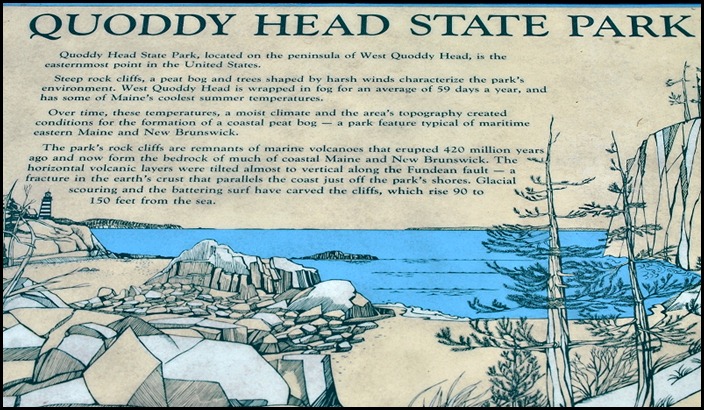 00b - Quoddy Head State Park Sign
