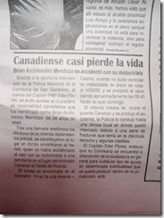 Prensa Newspaper clip