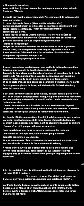 Letra a François Hollande