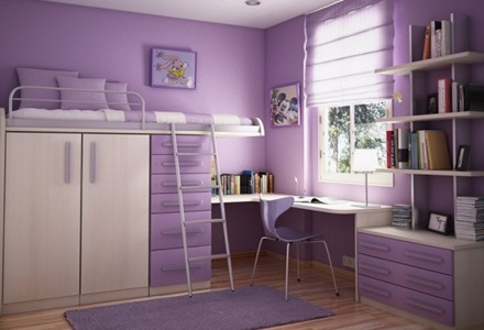 Diseño y Decoración color violeta diseño-de-muebles-habitaciones-diseño-de-camas-violeta