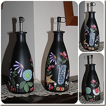 bottiglia olio e aceto