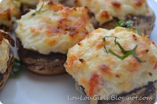 Crab Stuffed Mushrooms | Healthy Appetizer Ideas For Thanksgiving |thanksgiving appetizers