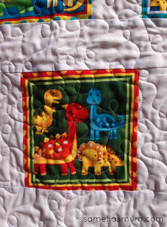 Baby Dino Quilt 2