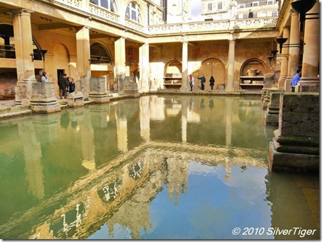 The main pool of the Roman baths