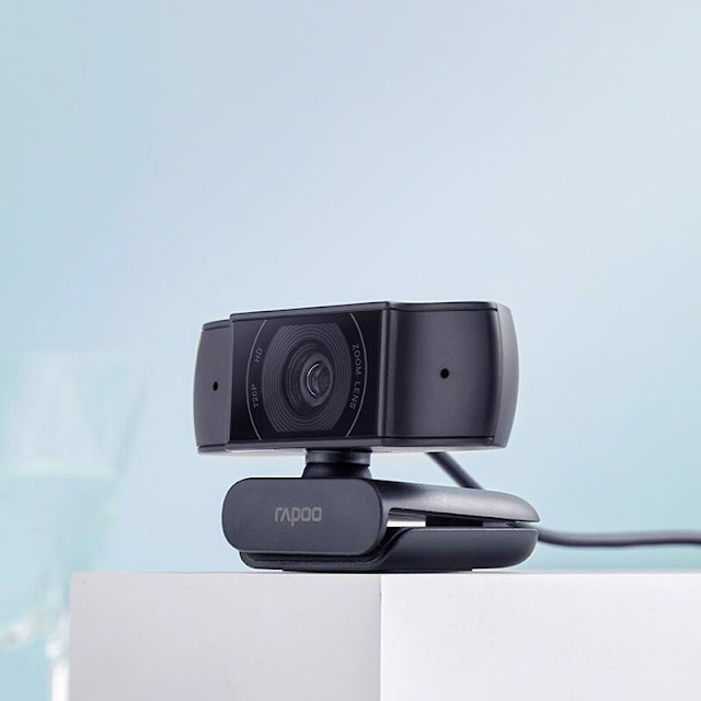Rapoo C200 - Webcam Họp Trực Tuyến Phân Giải HD 720p