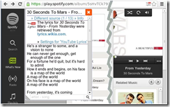 إضافة Lyrics Here لعرض كلمات الأغانى الأجنبية على يوتيوب وجروف شارك ومواقع عديدة أخرى - سكرين شوت 1 إضافة Lyrics Here لعرض كلمات الأغانى الأجنبية على يوتيوب وجروف شارك ومواقع عديدة أخرى - سكرين شوت 1