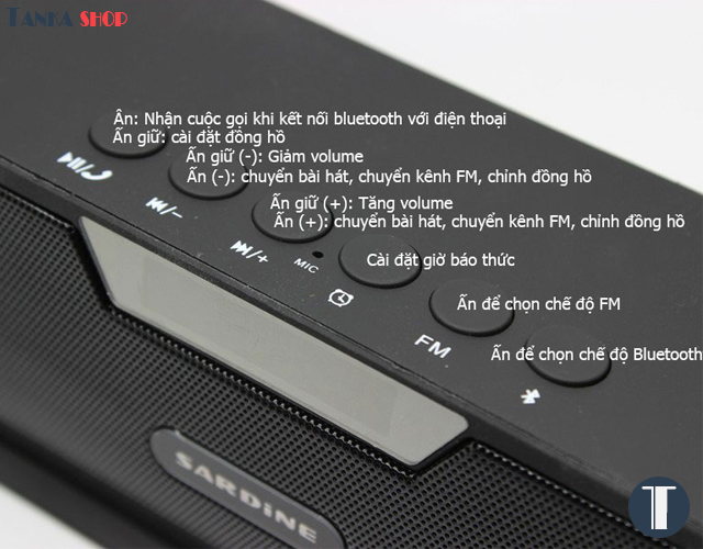 Loa bluetooth Sardine SDY-019
