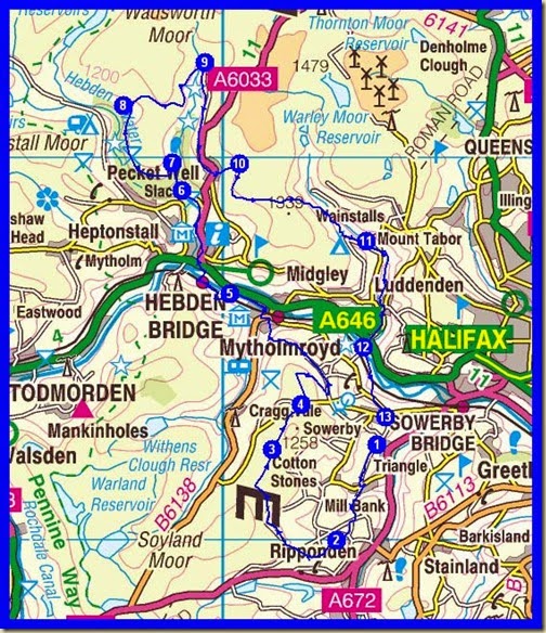 The 26 mile CMBM route
