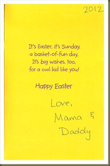 Easter 2012 card 3