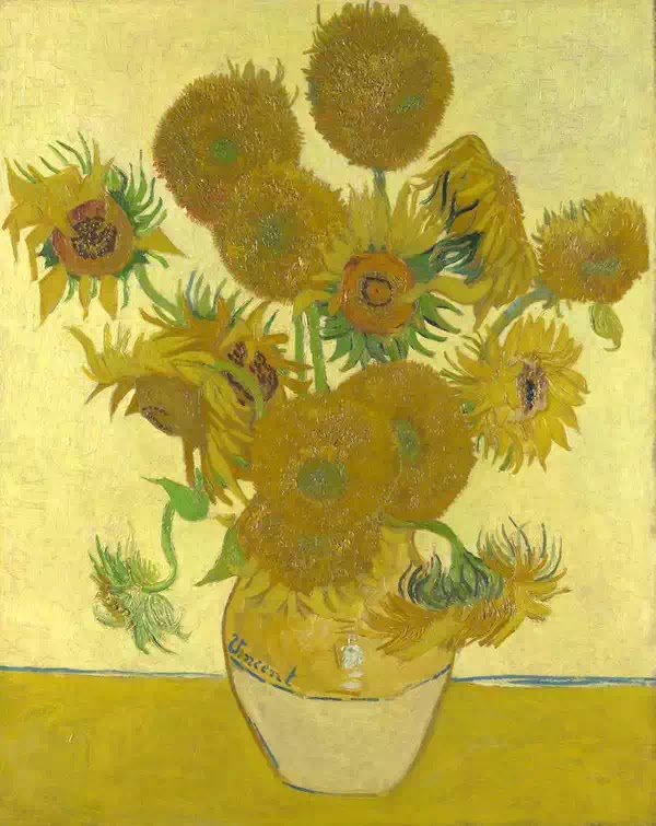 Bức “Hoa hướng dương” - Van Gogh